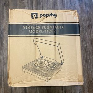 Record Player Vintage Popsky